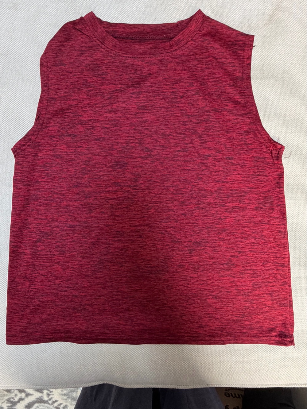 Heather Burgundy Dri-Fit Tank Top
